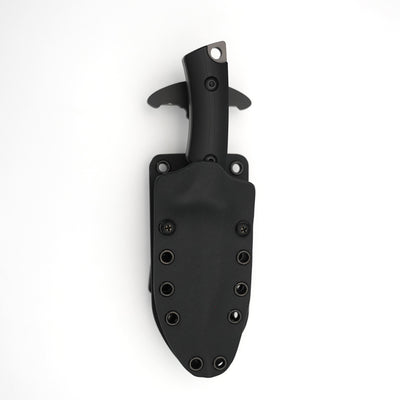 Fixed blade and probe on sheath