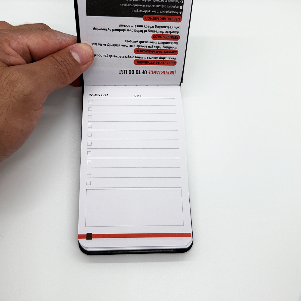 Pocket Interview Notebook- To Do List Section